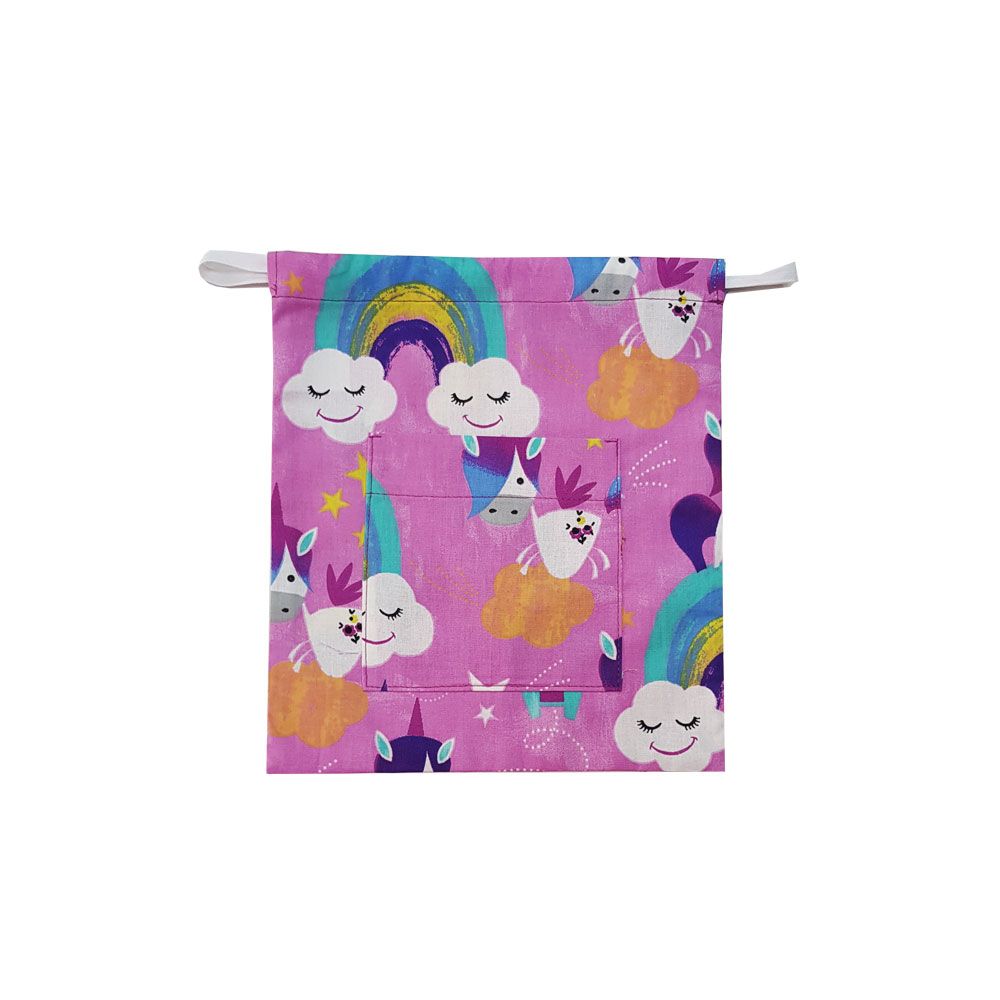 bolsa merienda niña unicornios