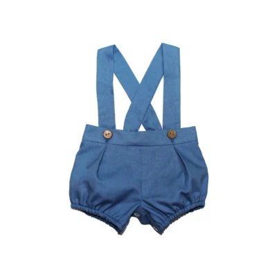 pantalon de bebe corto tirantes