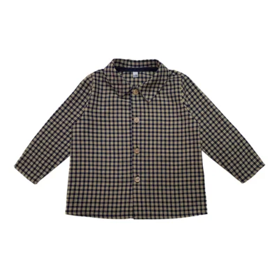 Blusa bebe cuadros