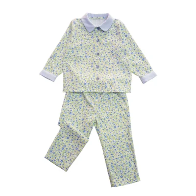 Pijama niña flores