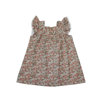 vestido niña verano flores