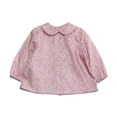 blusa bebe rosa florecitas