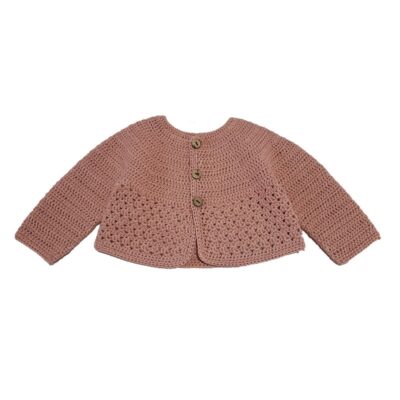 chaqueta crochet bebé