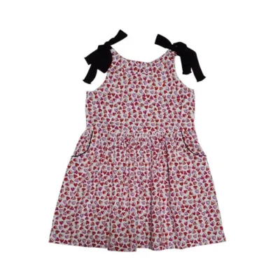 Vestido corazones verano niña