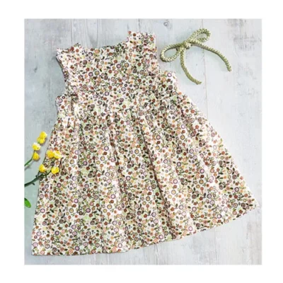 vestido tablitas flores