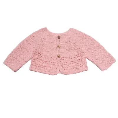 Chaqueta rosa bebe