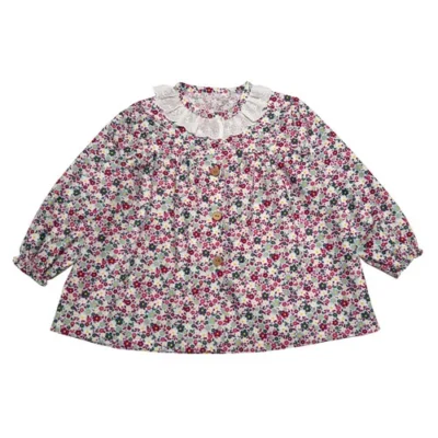 blusa niña flores