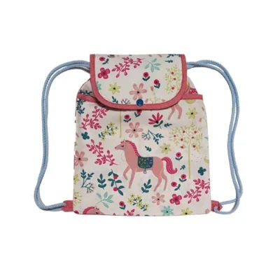 mochila tela horses