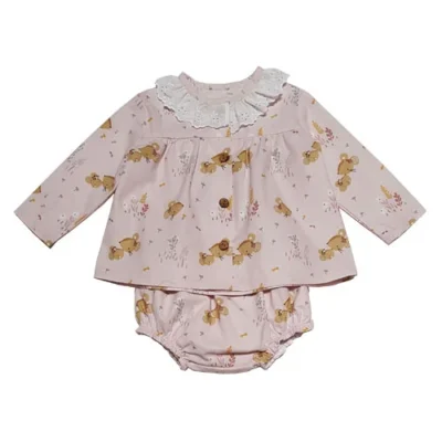 Conjunto bebe rosa