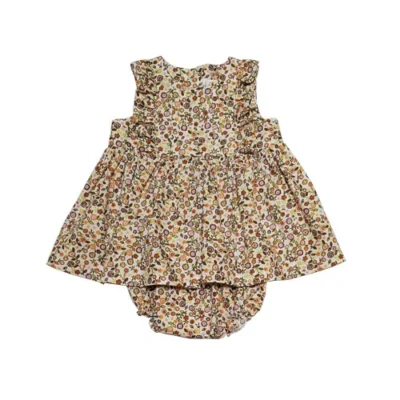 vestido bebe verano flores