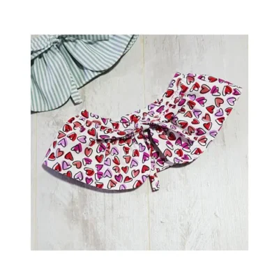 cuello postizo niña corazones