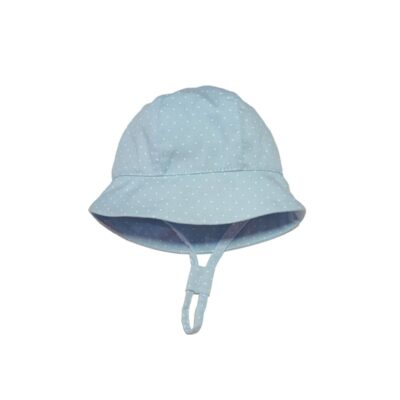 gorro bebe celeste topos