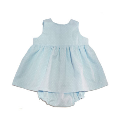 vestido bebe topitos