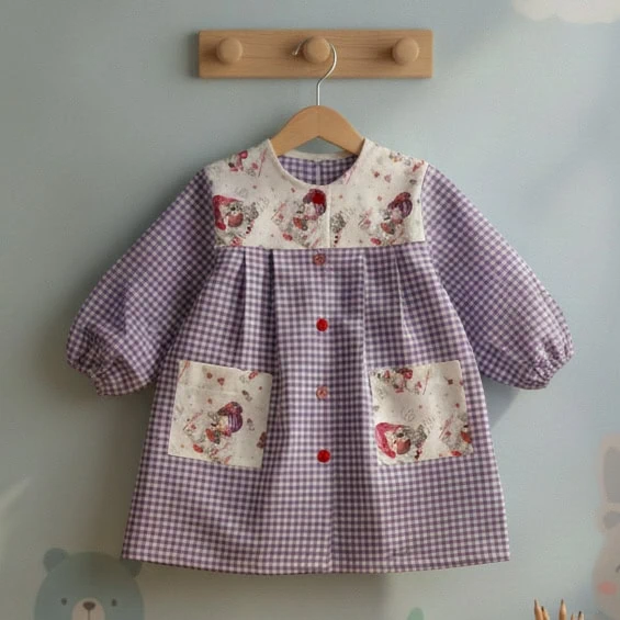 Babi infantil lila kekas
