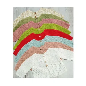 chaquetas punto crochet bebes