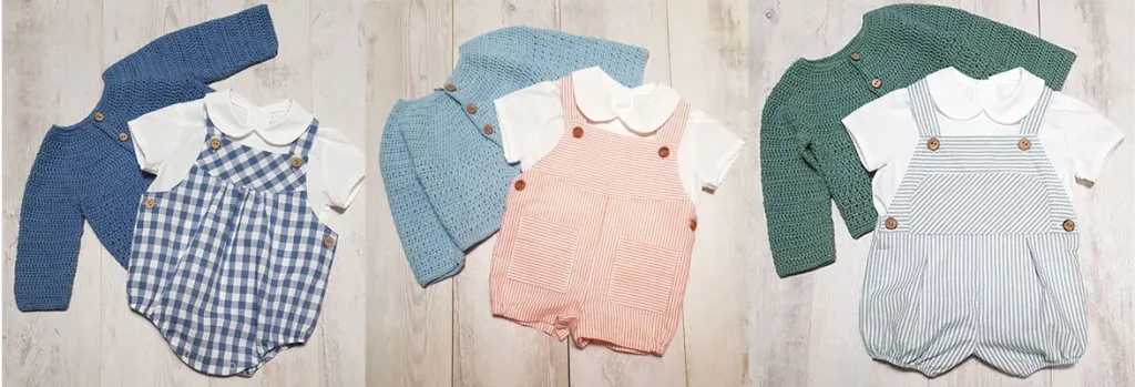 modelo de petos para bebes