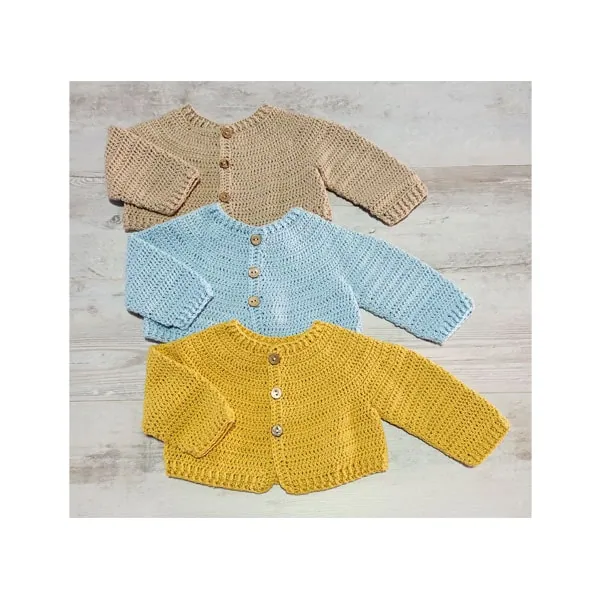 chaquetas bebes ganchillo