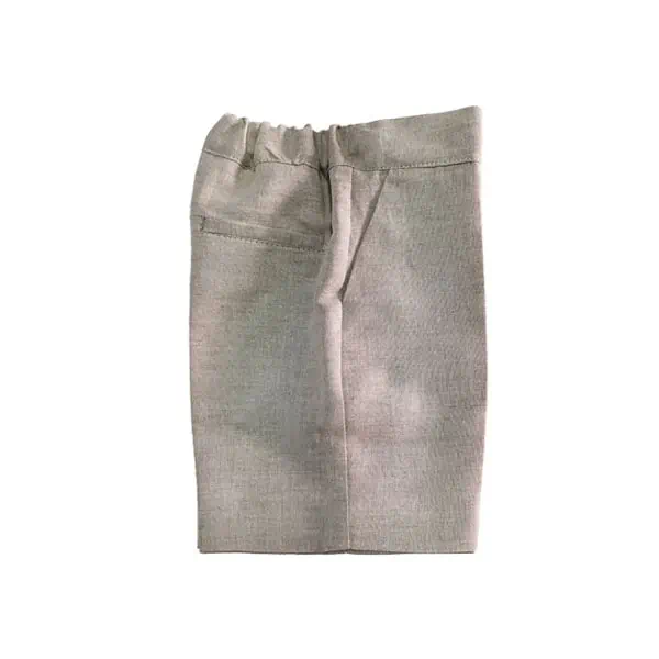 pantalon lino niño corto tostado