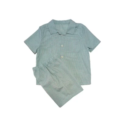 pijama camisero cuadros niño