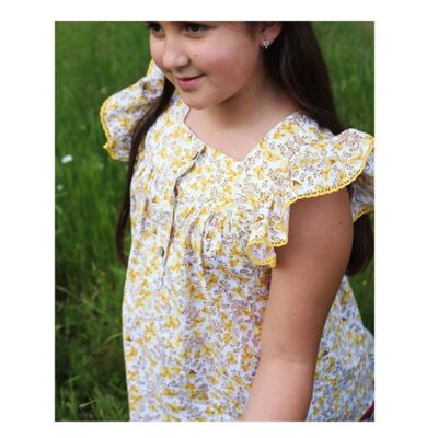 Blusa niña verano floral