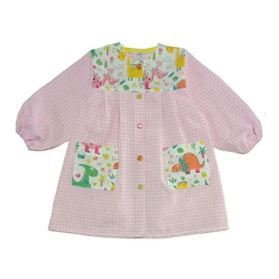 bata colegio rosa niña