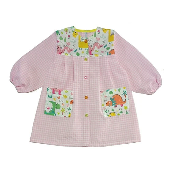 bata colegio rosa niña
