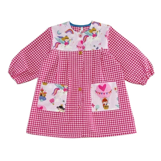 bata escolar infantil rosa niñas