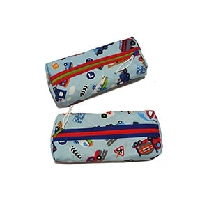 estuche escolar tela coches