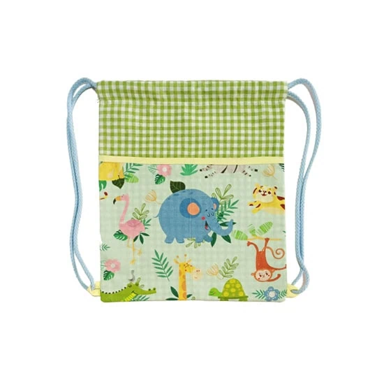 mochila merienda verde