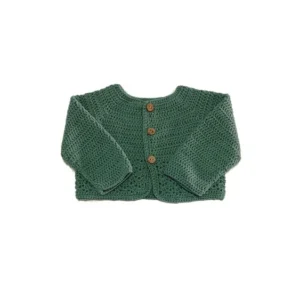 chaqueta bebe verde mint