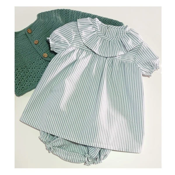 vestido bebe niña rayas