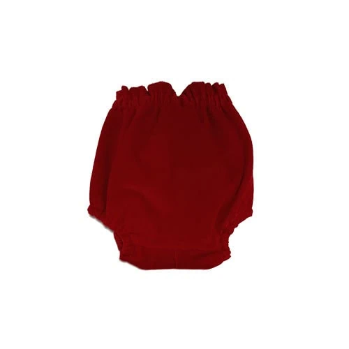 cubrepañal bebe pana rojo