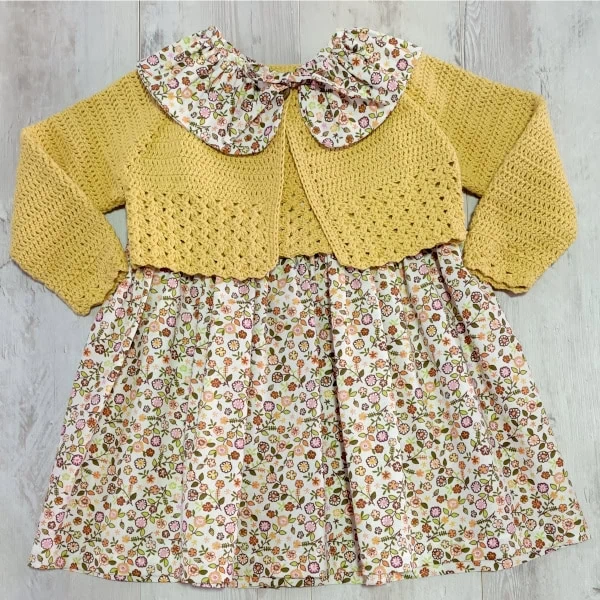 vestido niña 2 años y chaqueta