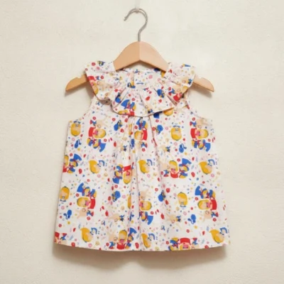blusa niña volante alicia