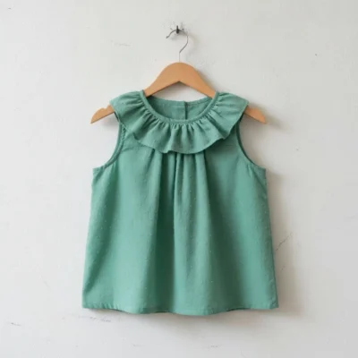 blusa niña plumeti mint