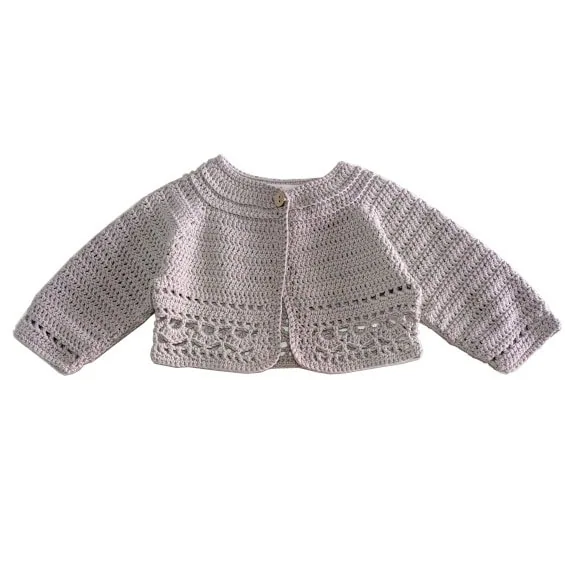 chaqueta bebe gris