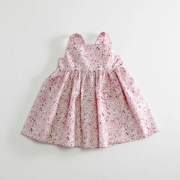 vestido flores rosa
