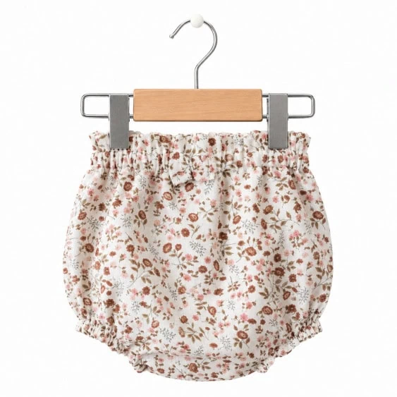 cubrepañal bebe niña flores