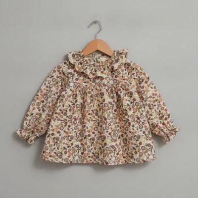 Blusa bebe niña flores