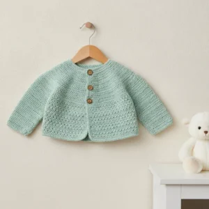 chaqueta bebe azul mint