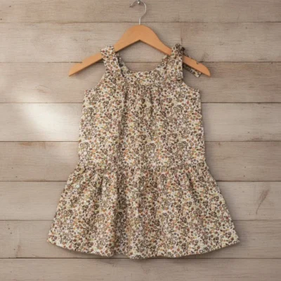 vestido collar flores
