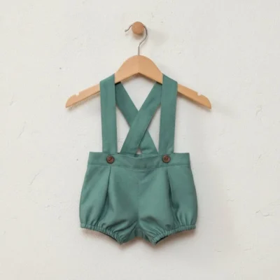 Pantalon corto bebe tirantes