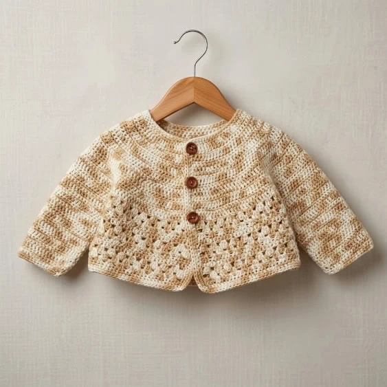 chaqueta bebe dos colores