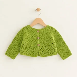 chaqueta bebe verde pistacho